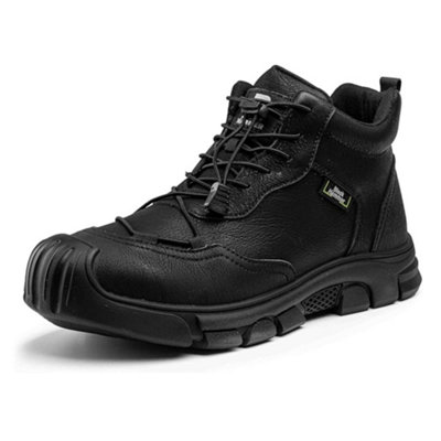 Men's Safety Work Boots with Steel Toe Cap Ideal for Warehouse Utility ...