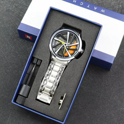 Men's wheel Rotating Waterproof Watch - Style 3