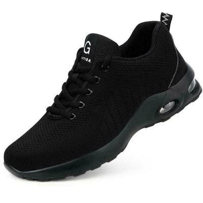 Men's Women Steel Toe Safety Air Trainers Lightweight Water Resistant