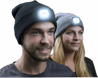 Beanie with shop led light