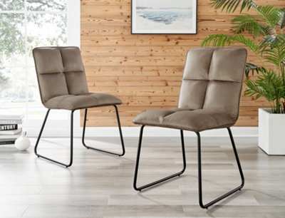 Simple black deals dining chairs