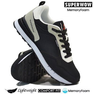 Mens Casual Shoes Trainers Sneakers for Walking Jogging Fitness and Gym ...