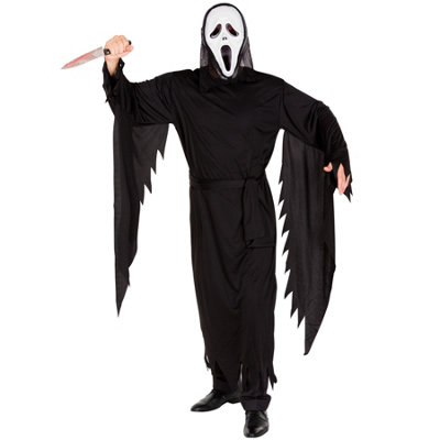 Mens Costume scare Halloween 300112 - black L
