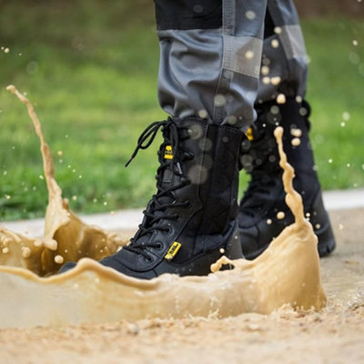 Mens Leather Composite Toe Cap Boot S2 SRC Waterproof Military
