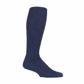 Mens Long Military Action Army Style Socks for Boots 7-11 Blue