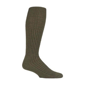 Mens Long Military Action Army Style Socks for Boots 7-11 Brown