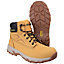 MENS STANLEY PRO SAFETY STEEL TOE CAP WORK APPRENTICE LEATHER BOOTS SHOES SZ