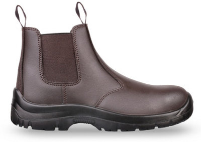 Mens steel toe sale cap chelsea boots