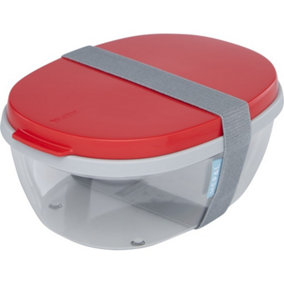Mepal Ellipse Lunch Box Red (One Size)
