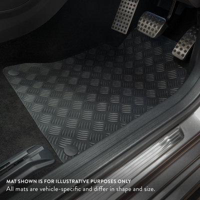 Rmsone Tailored Black Carpet Floor Mats For Mercedes B Class (2012-2018) – 4-Piece Set