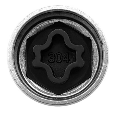 Mercedes Benz Safety Lock Wheel Nut Key 304 Replacement