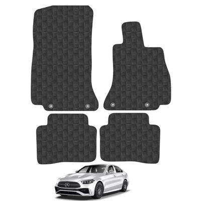 Mercedes C-Class W206/S206 2021-Onwards Car Mats Rubber Tailored Heavy-Duty