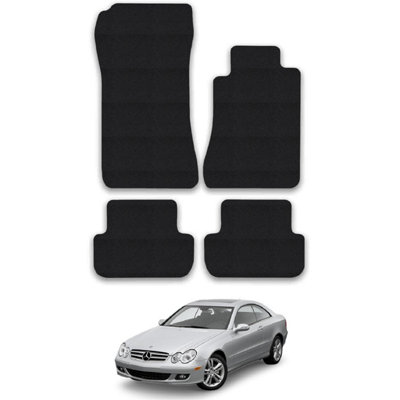 Mercedes CLK 2003-2010 C209/A209 Car Mats Tailored Fit Carpet Floor 4pcs Set