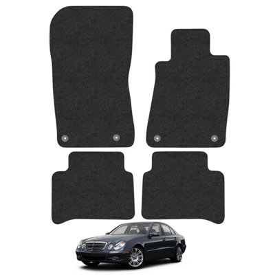 Mercedes E-Class 2002-2008 W211 Car Floor Mats Carpet Tailored Fit 4pcs Set