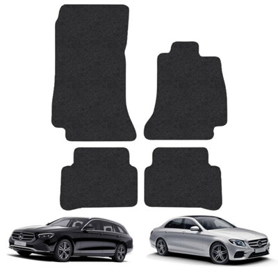 Mercedes E Class 2016-Onwards Car Floor Mats Carpet Tailored Fit Anti-Slip 4pcs