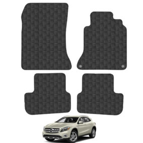 Mercedes GLA 2014-2020 Car Floor Mats Rubber Tailored Fit 4pc Set Heavy-Duty