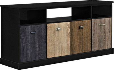 Mercer TV Console with 4 Doors Multicolour/Black