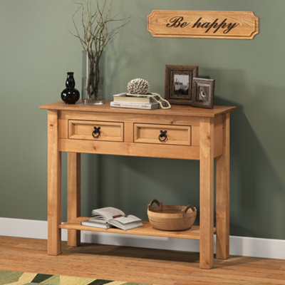 Mercers Furniture Corona 2 Drawer Console Table