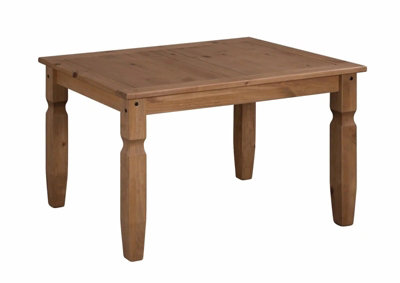 Mercers Furniture Corona 4'0" Dining Table Solid Pine with Mexican Styling