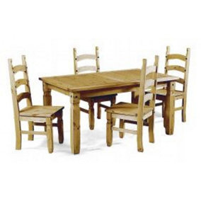 Mercers Furniture Corona 5'0" Table & 4 Chairs