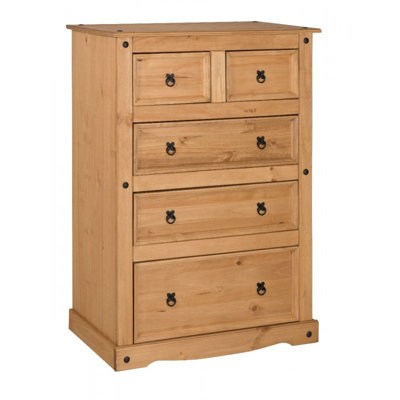 Mercers Furniture Corona Compact 2+3 Chest of Drawers | DIY at B&Q