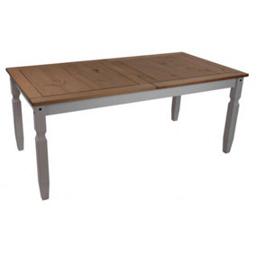 Mercers Furniture Corona Grey Wax 6'0" Dining Table