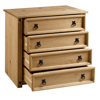 Mercers Furniture Corona Small 4 Drawer Chest of Drawers