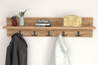 Wall mounted 2024 coat rack b&q