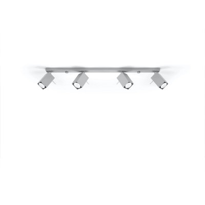 Merida Steel Grey 4 Light Classic Ceiling Light