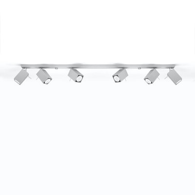 Merida Steel Grey 6 Light Classic Ceiling Light