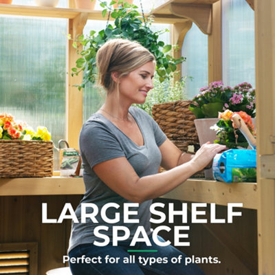Meridian Greenhouse 6.7ft x 9.7ft (2.3m x 2.9m) - 5