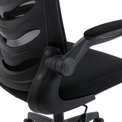 Merlin Draughtsman Chair with Black Fabric Seat