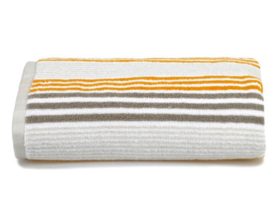 Merlin Striped Bath Towel - Mustard Price Comparisons | Compare The Build