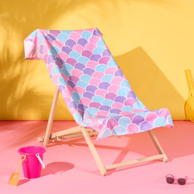 Mermaid Large Towel Bath Quick Dry Summer Travel Microfibre Absorbent Holiday