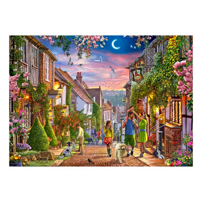 Mermaid Street 1000 Piece Jigsaw Puzzle