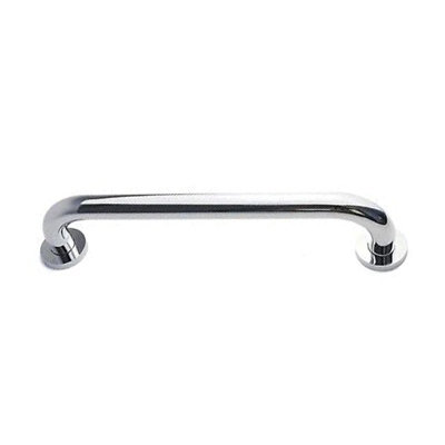 Mes Home Wall Mounted Chrome Straight Grab Bar Brass - 380mm