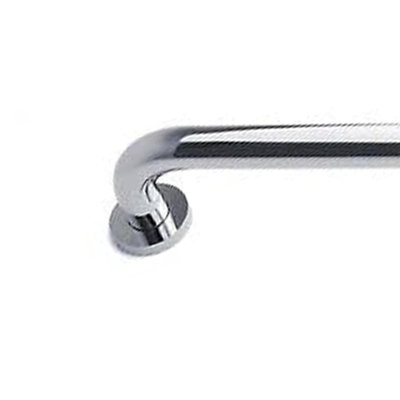 Mes Home Wall Mounted Chrome Straight Grab Bar Brass - 380mm - 3