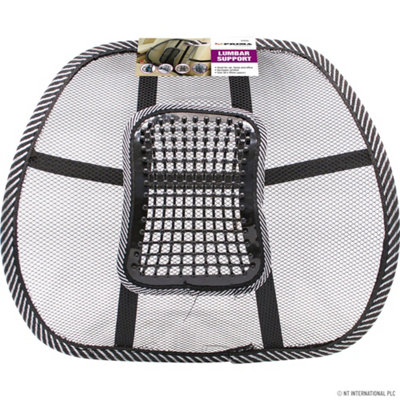 Mesh Back Support Solution Seat Office Rest Relief Stress Lumbar Chair New