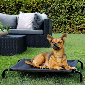 Mesh Fabric Elevated Pet Bed Dog Bed Cooling Raised Bed Medium
