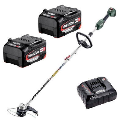Metabo 601720850 Brushless Line Trimmer Strimmer 18V RTD + X2 5.2AH Battery Kit