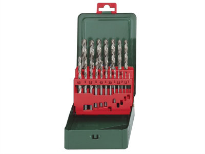 Metabo 627153000 HSS-G Twist Drill Bit Set 19 Piece MPT627153