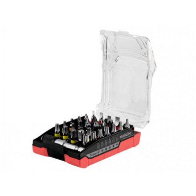 Metabo Battery Bit Box Set, 32 Piece Multi Colour (One Size)