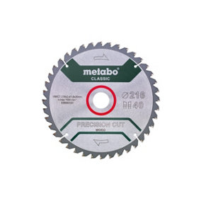 Metabo Circular saw blade HW/CT 216 x 30 628060000