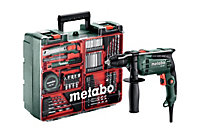 METABO SBE 650 SET 240v Percussion drill 13mm keyless chuck