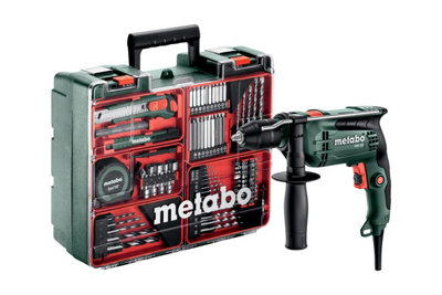 METABO SBE 650 SET 240v Percussion drill 13mm keyless chuck