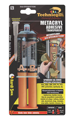 Metacrylic Adhesive Glue For Stainless Steel Plastics PVC ABS PET Composites