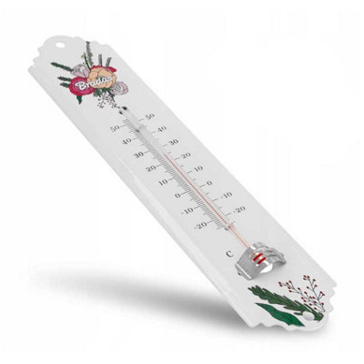 Metal 20cm Outside Window Thermometer -25/50C Traditional Temperature Measure