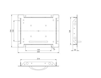 Metal Access Panel 250mm x 200mm Door Hatch