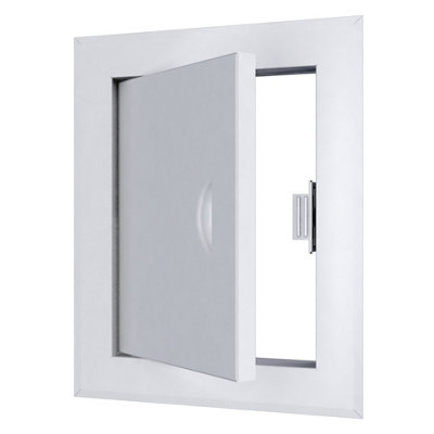Metal Access Panel with Handle & Magnetic Lock 250mm x 450mm - 5