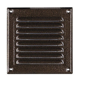 Metal Antique Brown Air Vent Grille 250mm x 250mm